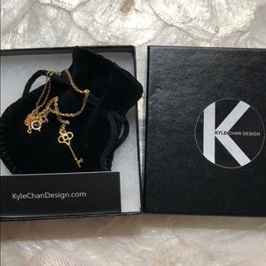 Brand New Kyle Chan Design key charm necklace